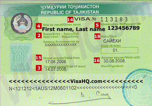 Tajikistan Visa